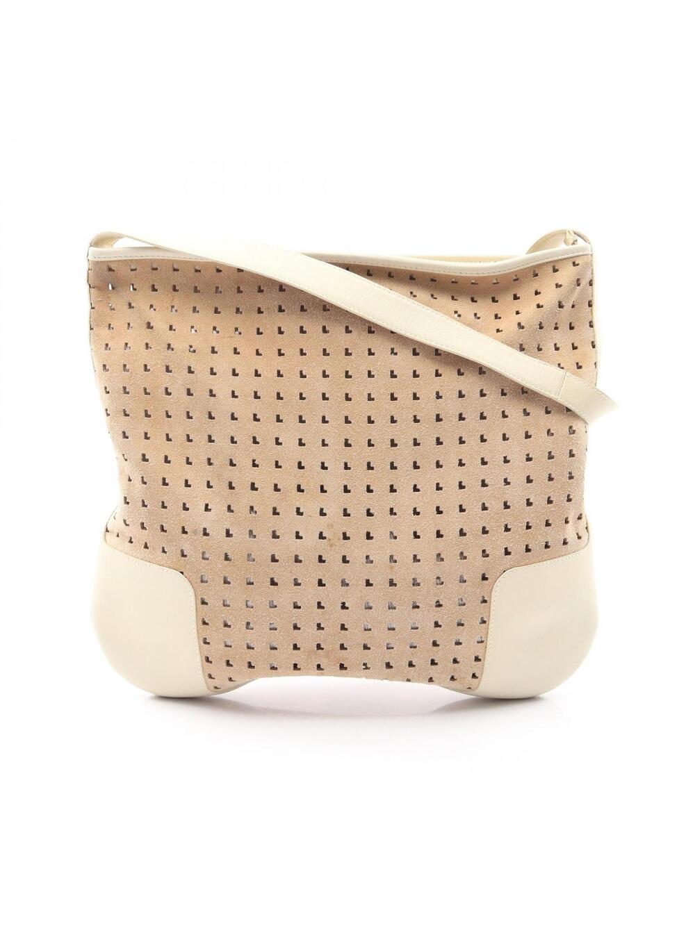 Loewe Punching Shoulder Bag Suede #367550L35B